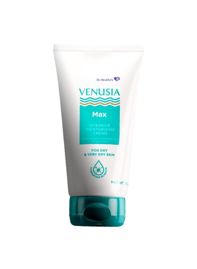 VENUSIA Dr. Reddy's Venusia Max Intensive Moisturizing Cream | Dermatologist Recommended for Dry to Very Dry Skin | Clinically proven for up to 24 hrs. Moisturization | For Face & Body | Cocoa Butter, Mango Butter & Aloe Butter | 150 g (Pack of 3). - Image 3